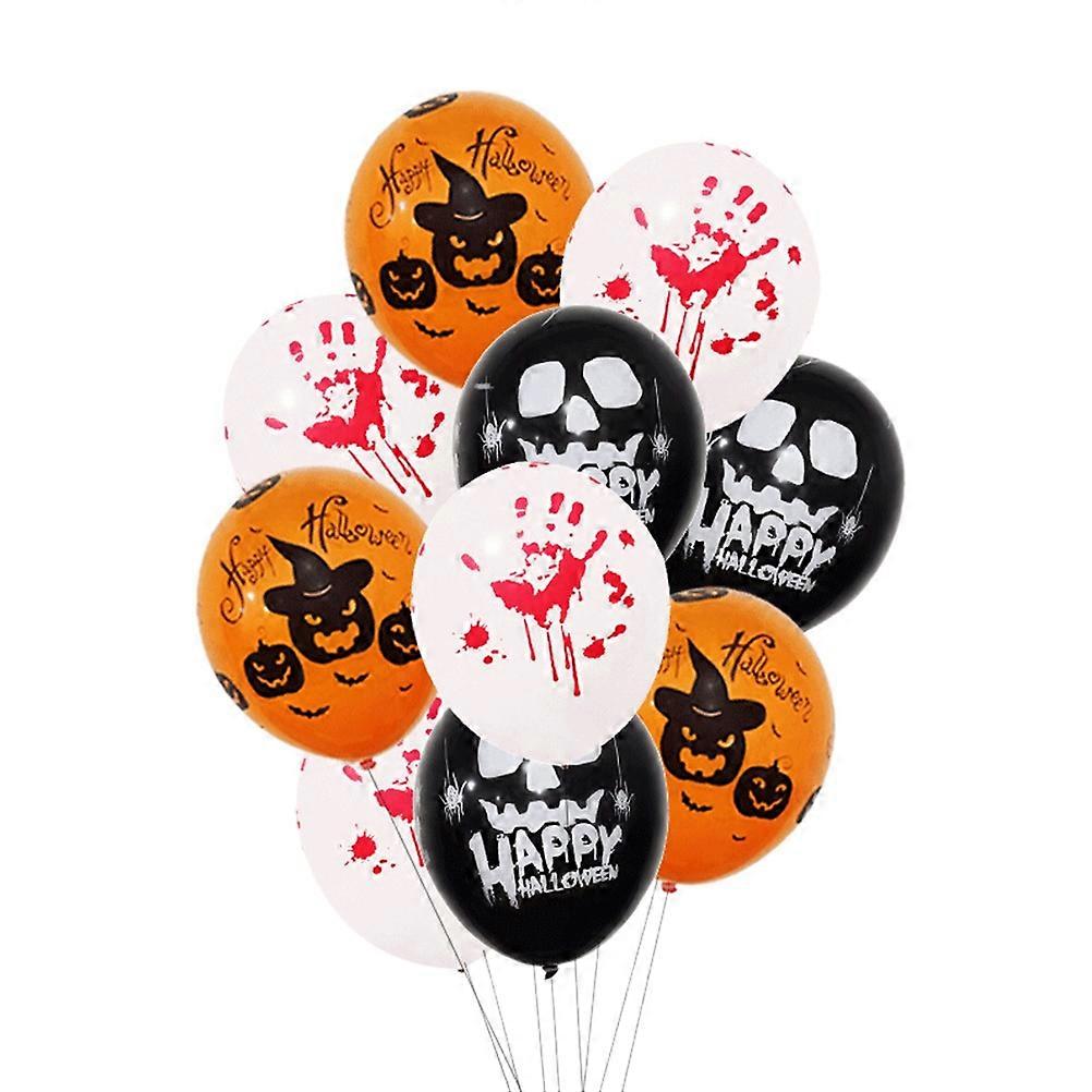 Party Balloons Halloween Design Emulsion Διακοσμητικό Μπαλόνι 50Τμχ
