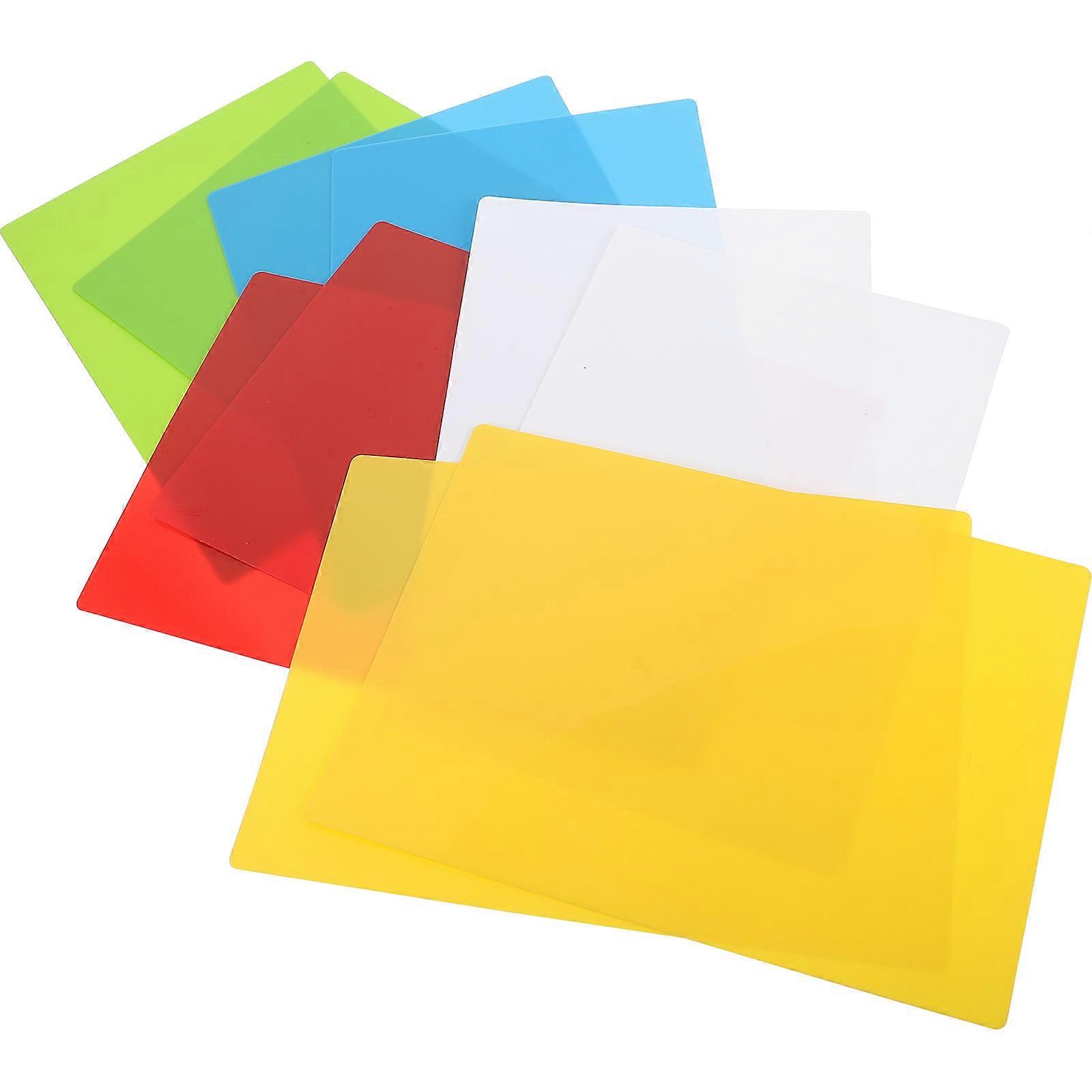 Blank Flash Cards Colored Index Card Box For Studying Students 10Set