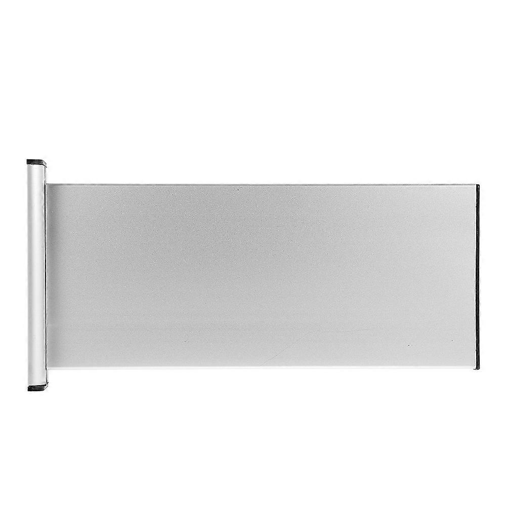 Office Door Name Plate Double Sided Aluminum Alloy Silver Size 29.50X17.00X4.00CM Identification 1Pack
