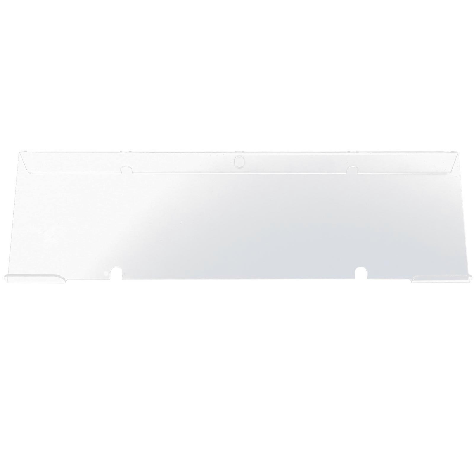 Ergonomic Tilted Keyboard Support Acrylic Stand Office Accessory 47x14cm 1Pcs