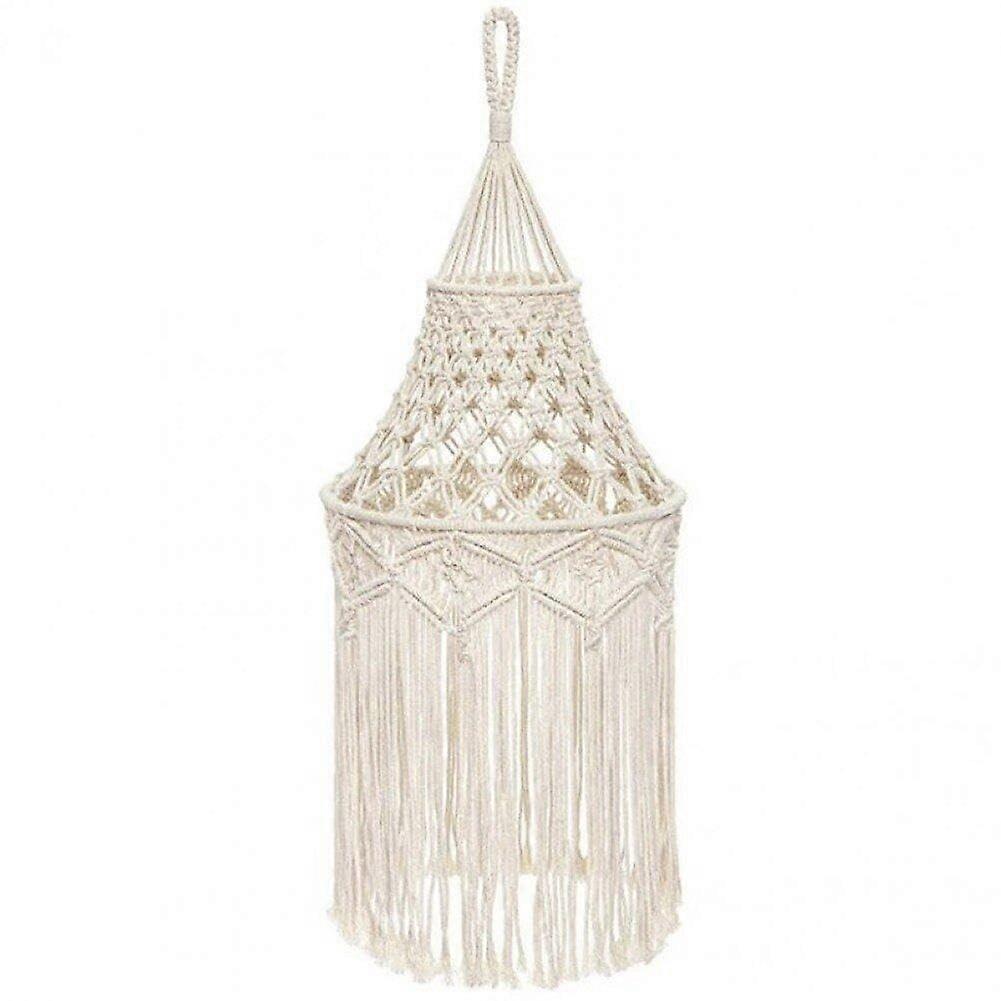Nordischer Makramee-gewebter Wandteppich Nordic Macrame Woven Wall Tapestry Lamp Shade Hanging Lamp Cover For Home
