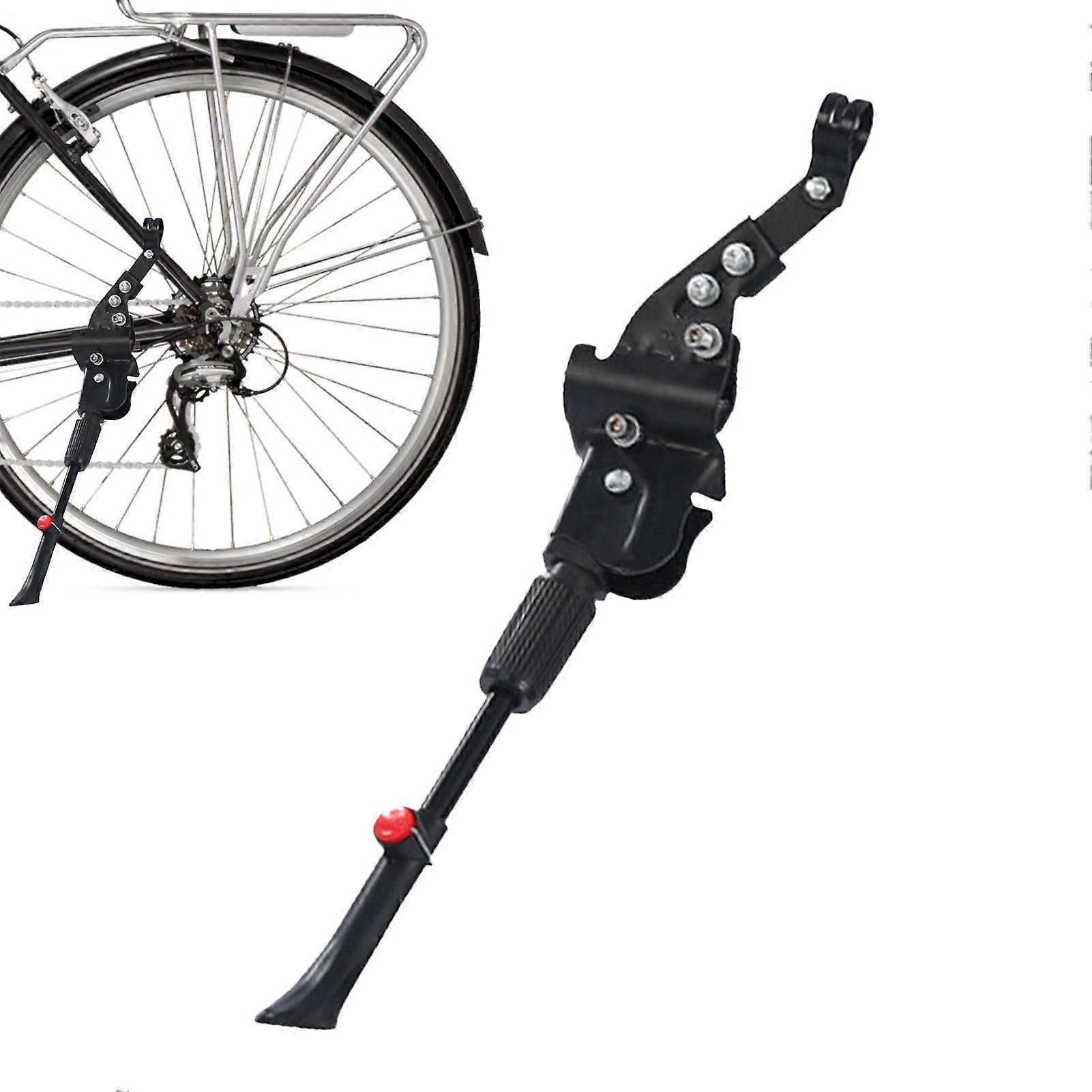 Bike Stand for Adults - Adjustable Folding Alloy Side Stand for Mountain and Road Bikes | Aluminum Rear Accessory with B-Stahl Double Beam Fixing