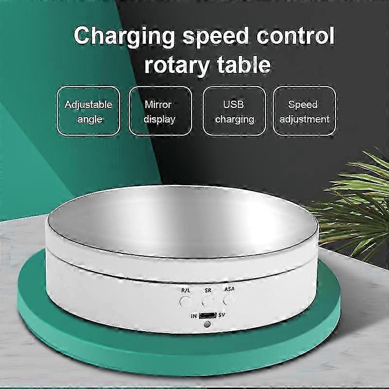 3 Speed Electric Rotating Display Stand 360 Degree Jewelry Turntable Rotating Base Rotary Table For 
