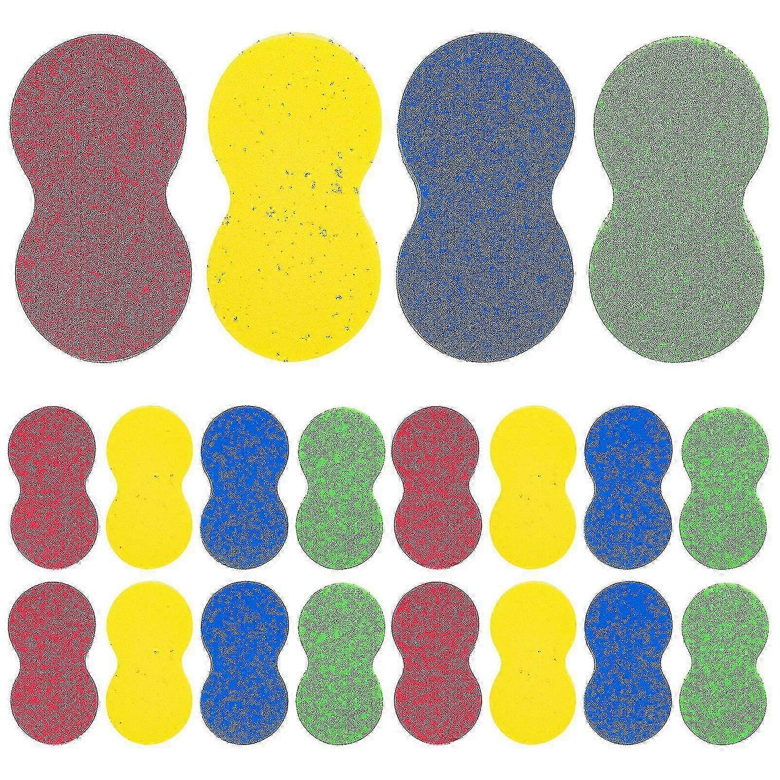 20pcs Portable Whiteboard Erasers for Office