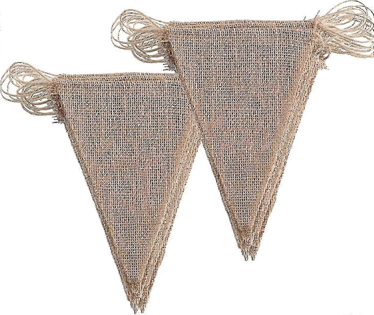 Vintage Pennant Chain 2 Pcs Banner 26 Pcs Triangular Flags