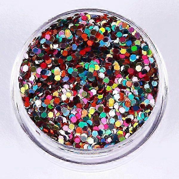 Nail Glitter - Mix - Rainbow Rain - 8ml - Multicolour Glitter