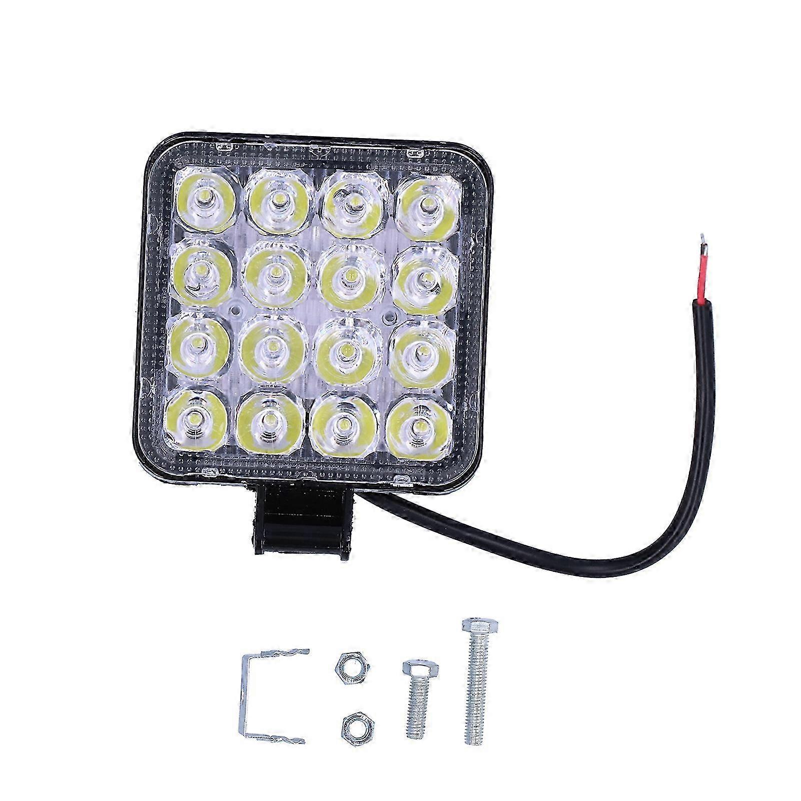16LED Work Light 48W IP68 Waterproof Universal Modification for Auto Motorcycle