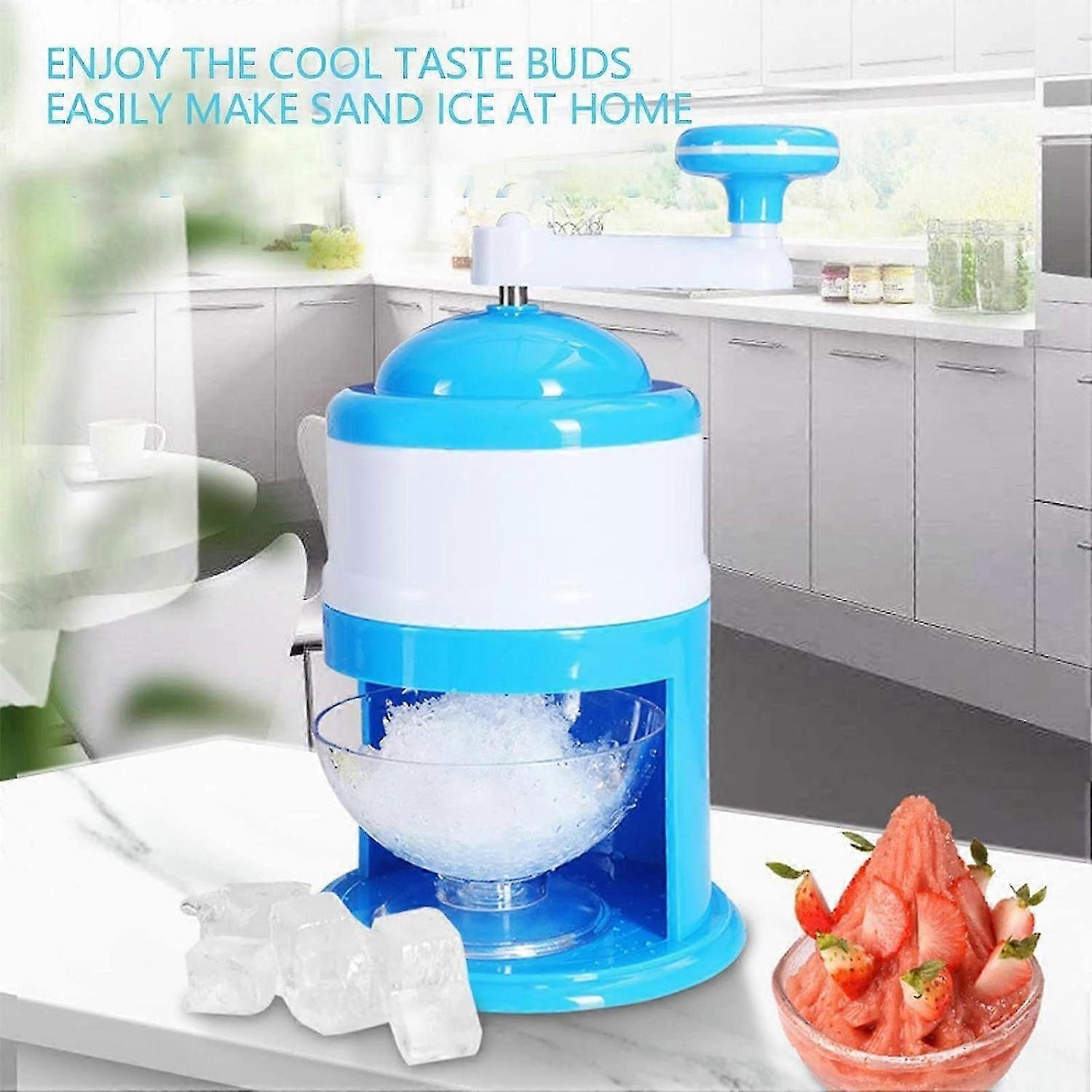 Portable ice shaver, small crushed ice shaver, Manual Ice Shaver, Shaved Ice Maker Machine, for Home
