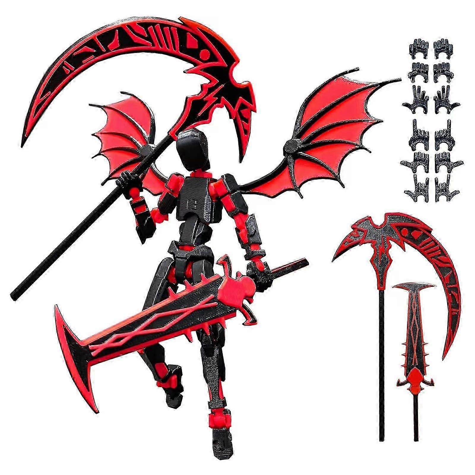 T13 Action Figure with Weapons, Multiple Joints, Articulated Robot Dummy