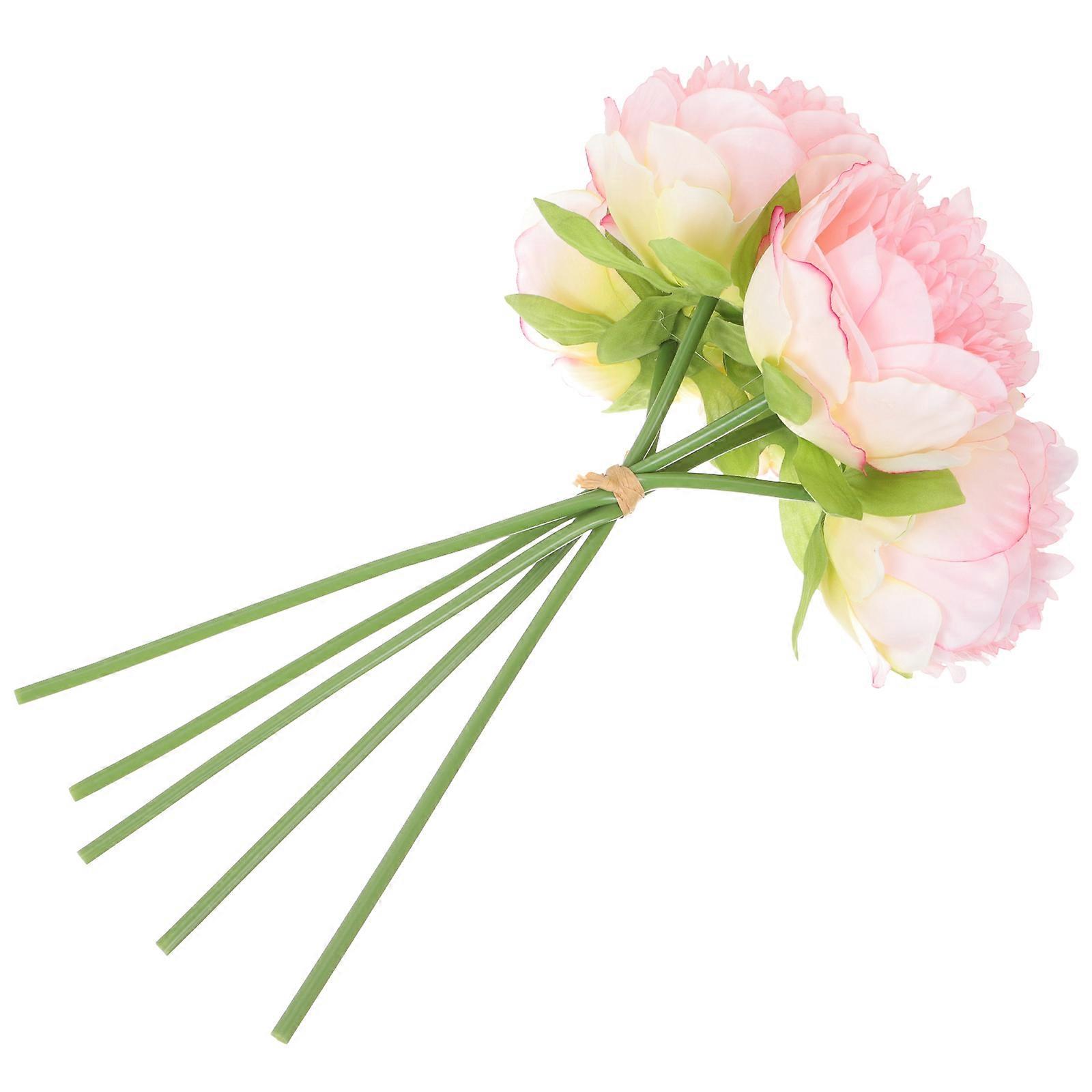 Artificial Peony Flower Bouquet for Home and Office Decoration – Ideal for Centerpieces, Bookshelves, and Special Occasions