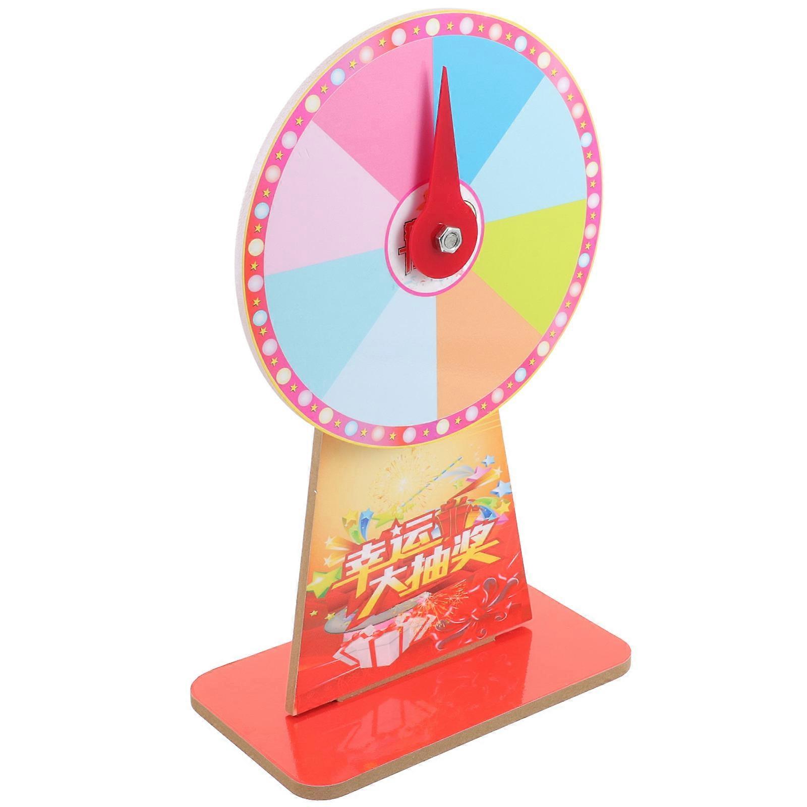 Gaming Wheel Rotating Function For Parties 20cm Diameter Size All Ages Crowd Tabletop Carnival Game