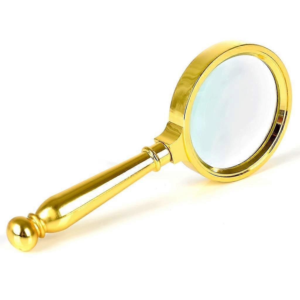 Hand magnifier with reading glass – crystalclear lens for books, newspapers, cards, science, hobbies, ideal for seniors and kids.