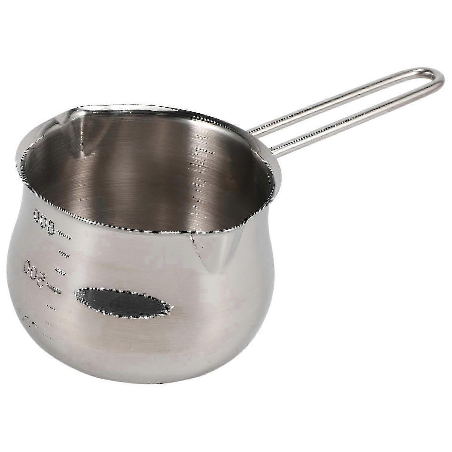 Non-Stick Pan Milk Pot Butter Chocolate Melted Heating Pot Warmer Pan Small Saucepan Cheese Pot With Pour Spouts DS