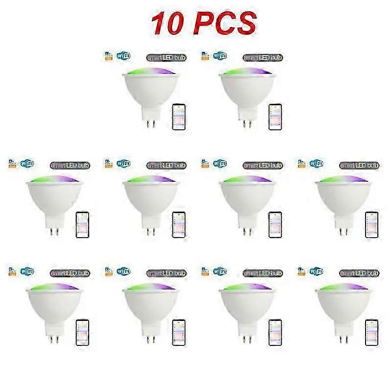 MR16 Smart Bulb WiFi RGB+CW 5W 12V LED Dimmable Lamps EWelink APP Control Light Bulb Work With Alexa Google Home