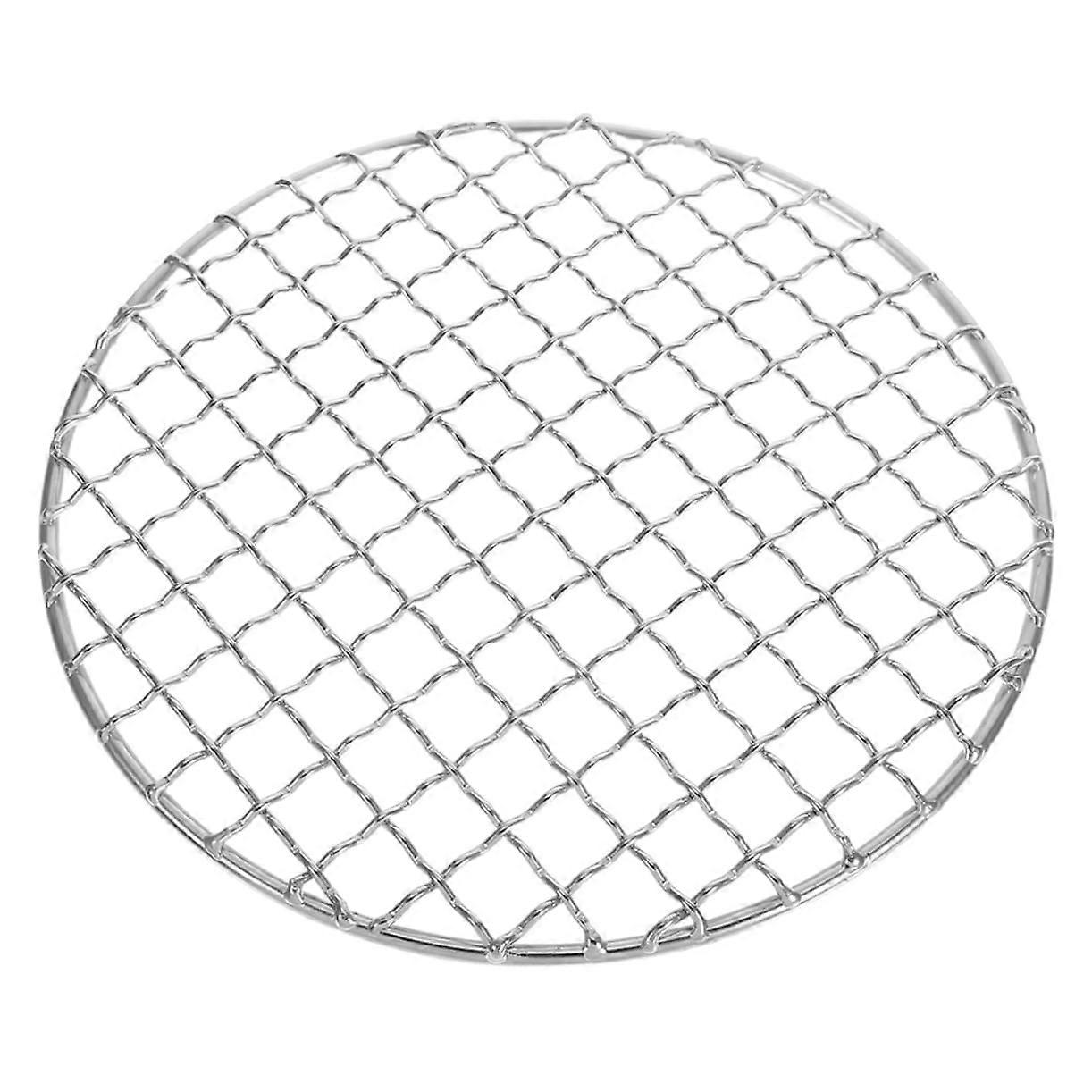 BBQ Grid Round Cooling Shelves Grill Baking Net Charcoal Grill Mat Grate