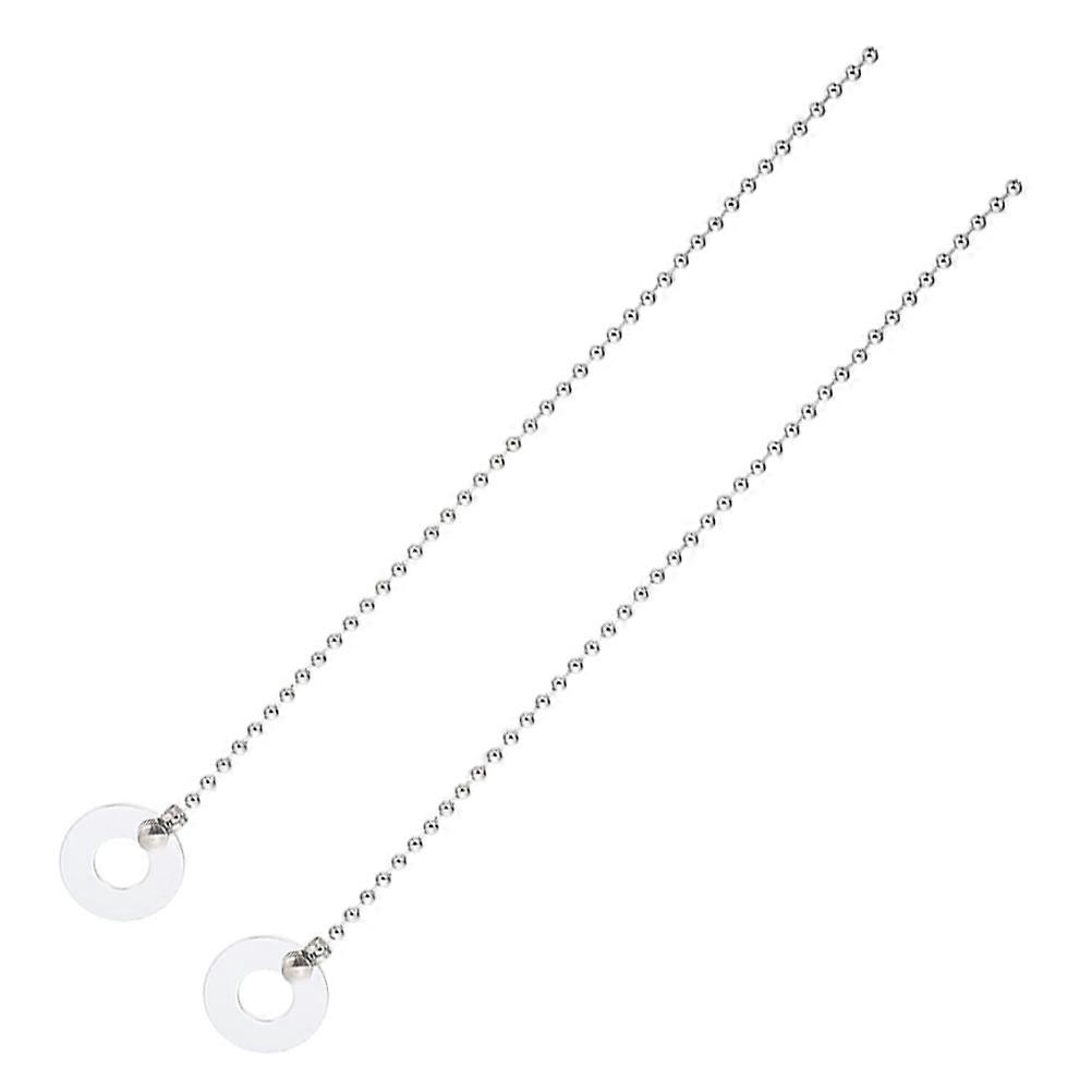2pcs Sizzle Chain Attachments for Drum Kits Enhance Jazz Cymbals with Sustain Effect, Durable Drum Accessories, Easy Install for Crashes & Rides,