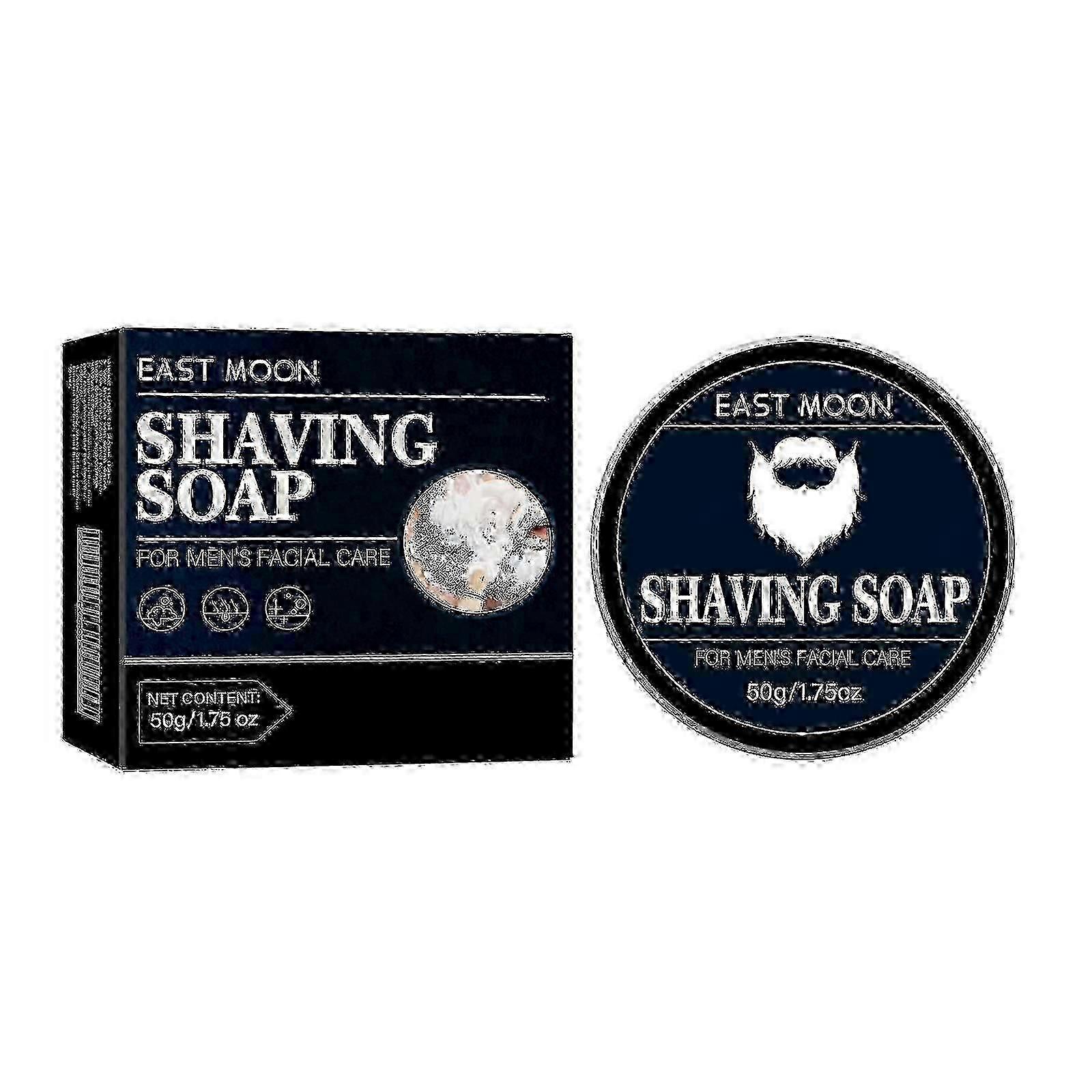 Shaving Soap For Men, Shave Beard Men's Facial Foam Rich Smooth Gentle