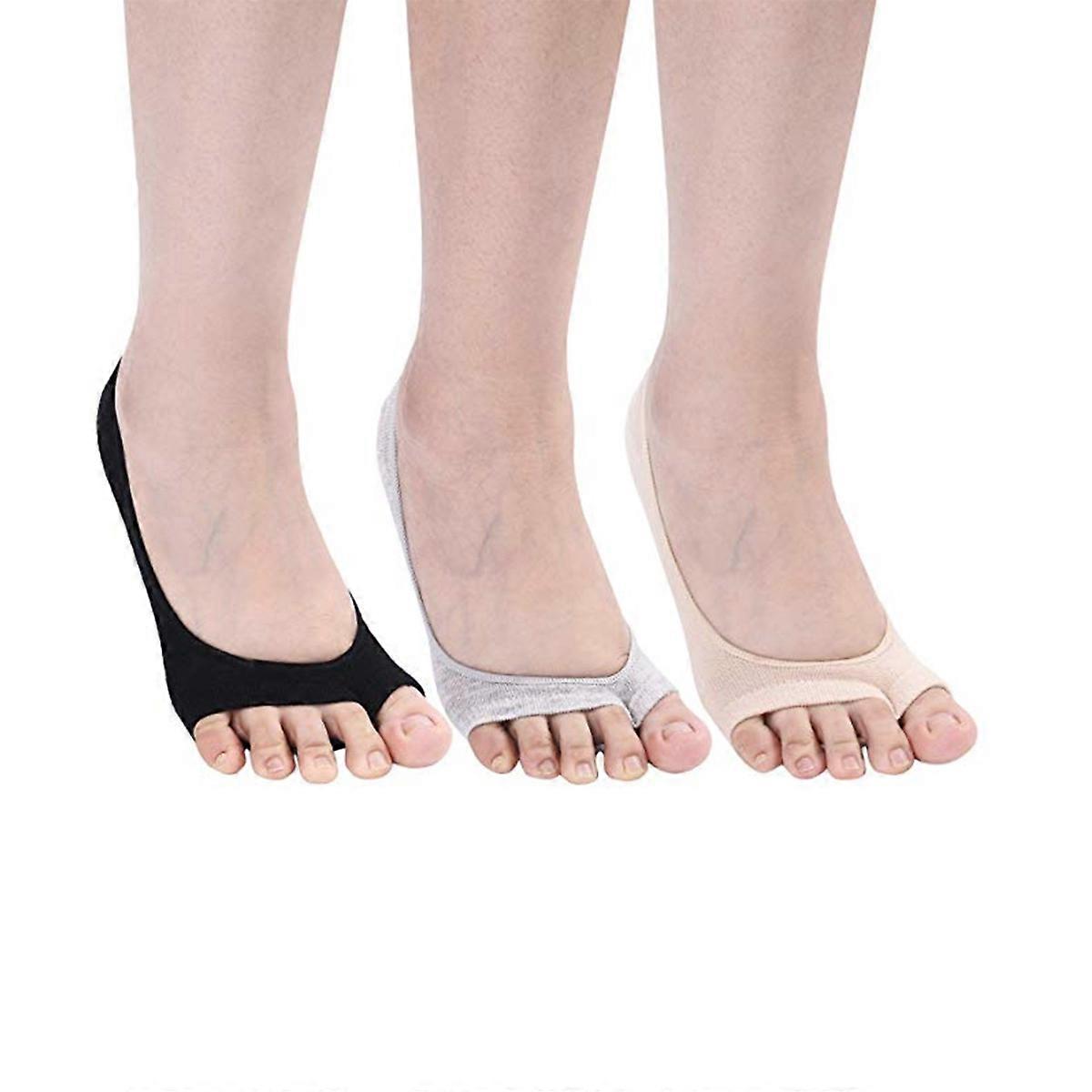 Anti Skid Socks Cotton Bamboo Fiber Low Cut Boat Socks for Summer Wear Daily Use Women One Size Fits Most 6 Pairs