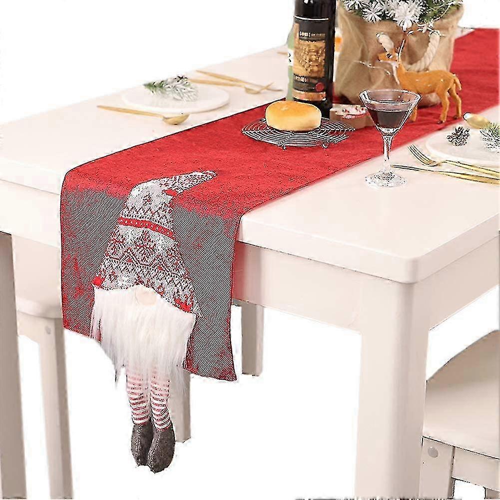 Santa Claus Table Runner Red Christmas Decor 35x180cm