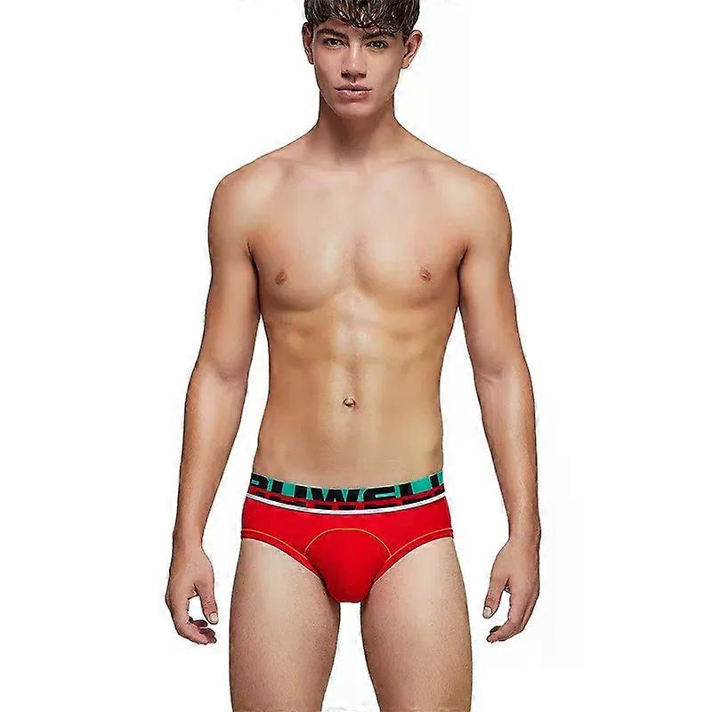 בגדי ריקוד גברים סקסי תחתונים נוער גיזרה נמוכה U קמור נרתיק ספורט תחתוני זכר כותנה נושמת נוחות ספיגת זיעה מנקיני