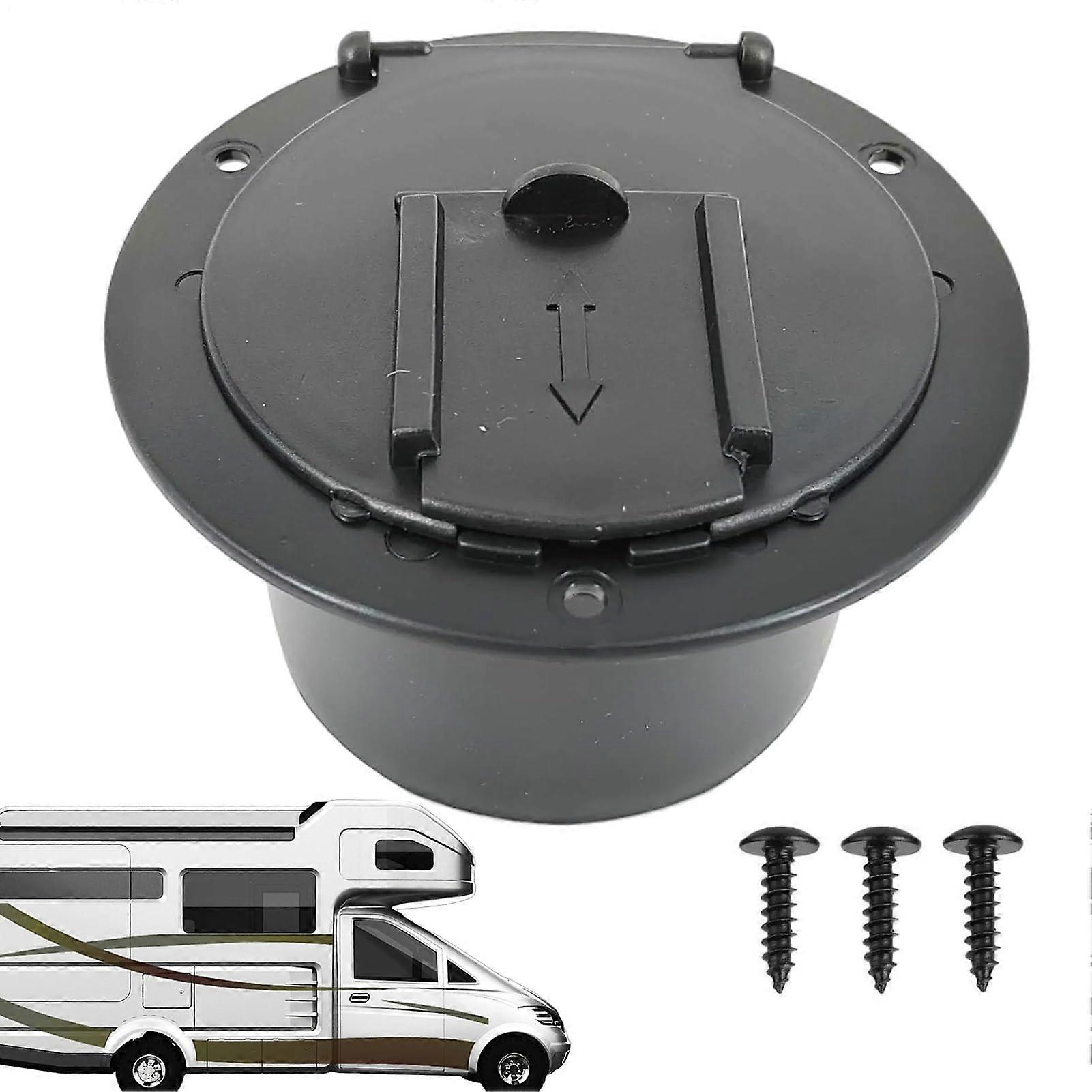 RV Outlet Cover, Round Electrical Cord Protector, Wire Organiser for Trailers, Boats, Trucks