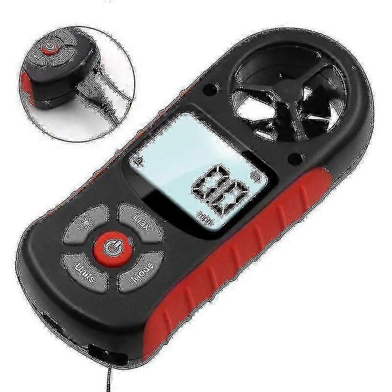 Anemometer vindtemperatur tester digitalt anemometer 8 i 1 atmosfærisk trykktest temperatur h