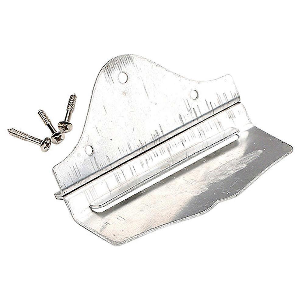 Silver Mandolin Tailpiece Metal Mandolin String Tailpiece for 14 String