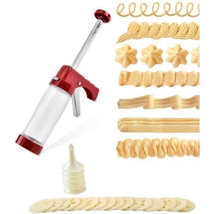 Cookie Press - Not Specified - Pastry Gun - Complete Kit - Ergonomic - Easy To Clean