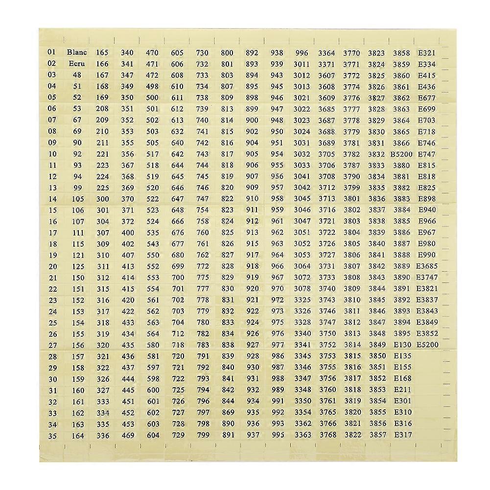 Cross Stitch Winding Plastic Floss Bobbins Remaining Line Management Board Embroidery Set