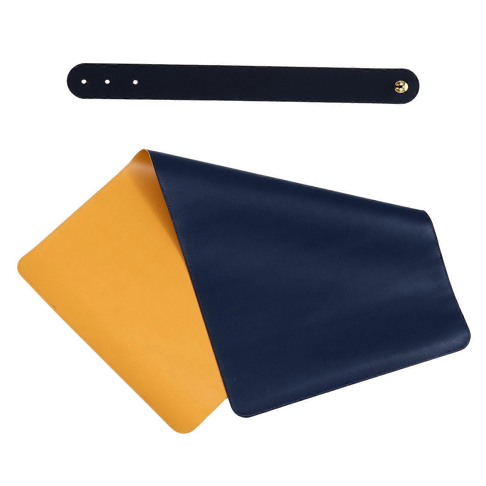 Large Tabletop PU Mouse Pad 1 Piece Desktop Computer Mat for Home Use