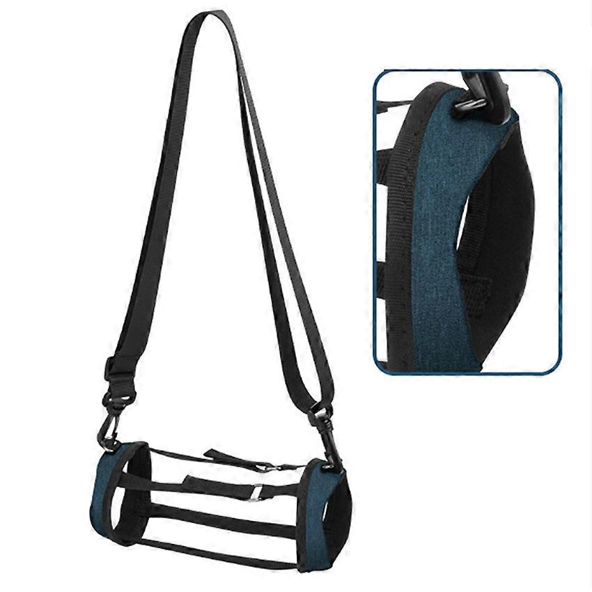 Speaker EVA Case Portable Shoulder Sling Accessories for JBL Charge5 (Blue)