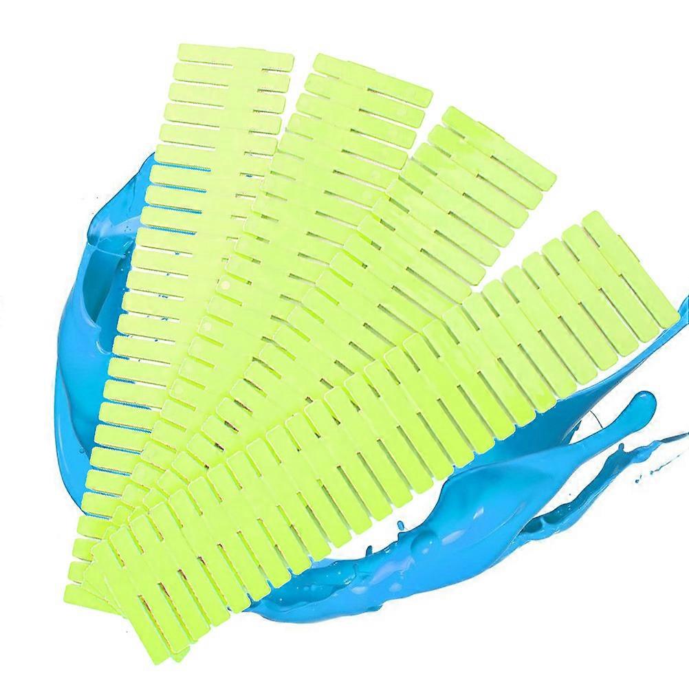 Green Plastic Drawer Organizer Perfect for Socks Underwear and Accessories 4 Pieces Adjustable Dividers Each 9.84”*2.75”