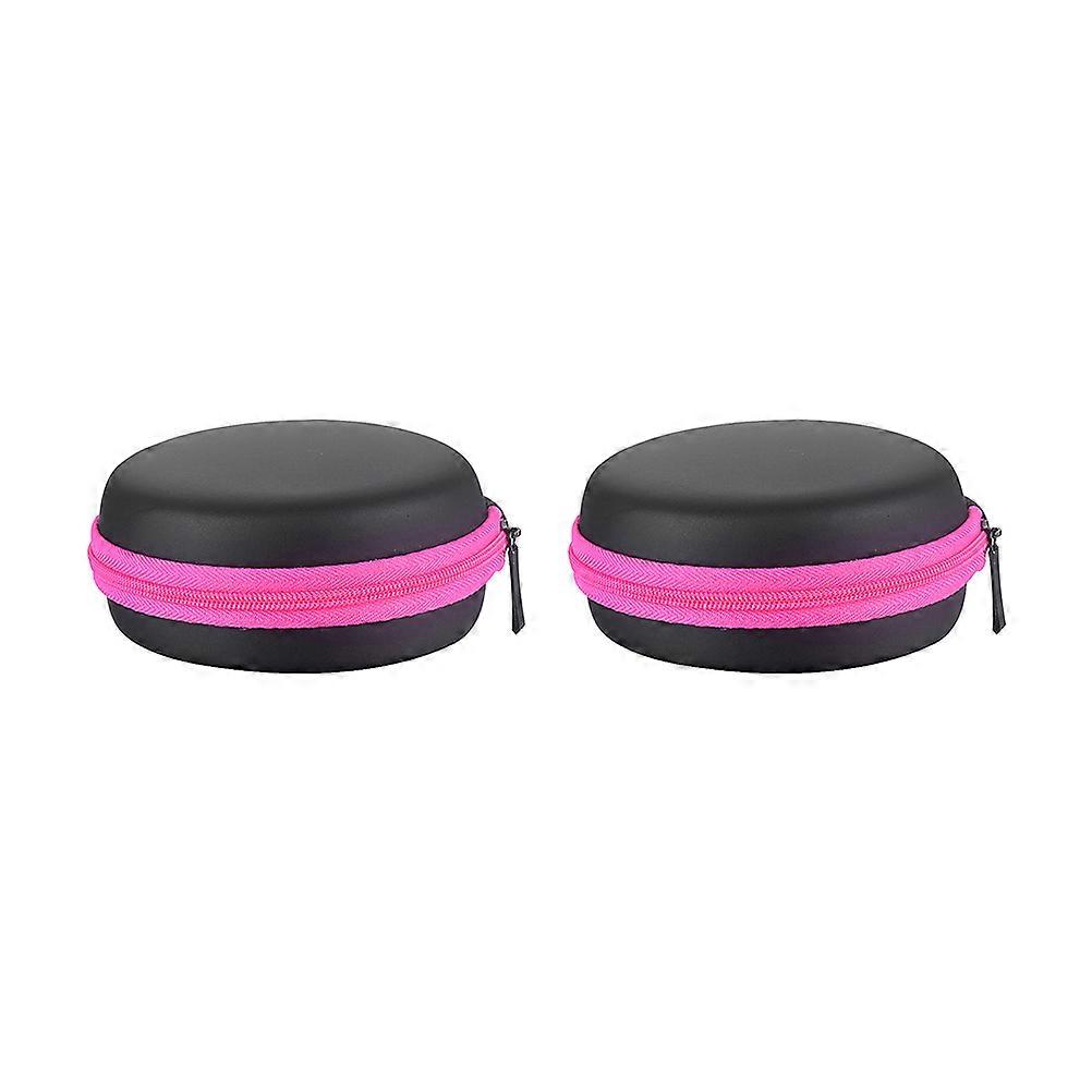 Portable Shockproof Essential Oil Storage Bag with 12 Grids for 1ml 2ml Bottles Made of PU and EVA Black