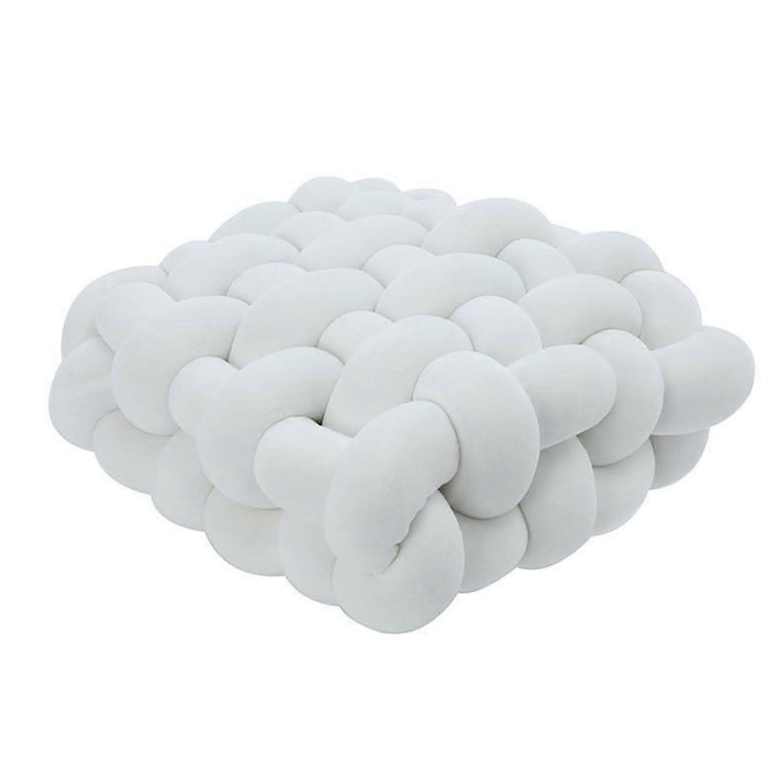 Soft floor cushion, thickened, comfortable, knot pillow, backrest cushion for bed, couch, living room