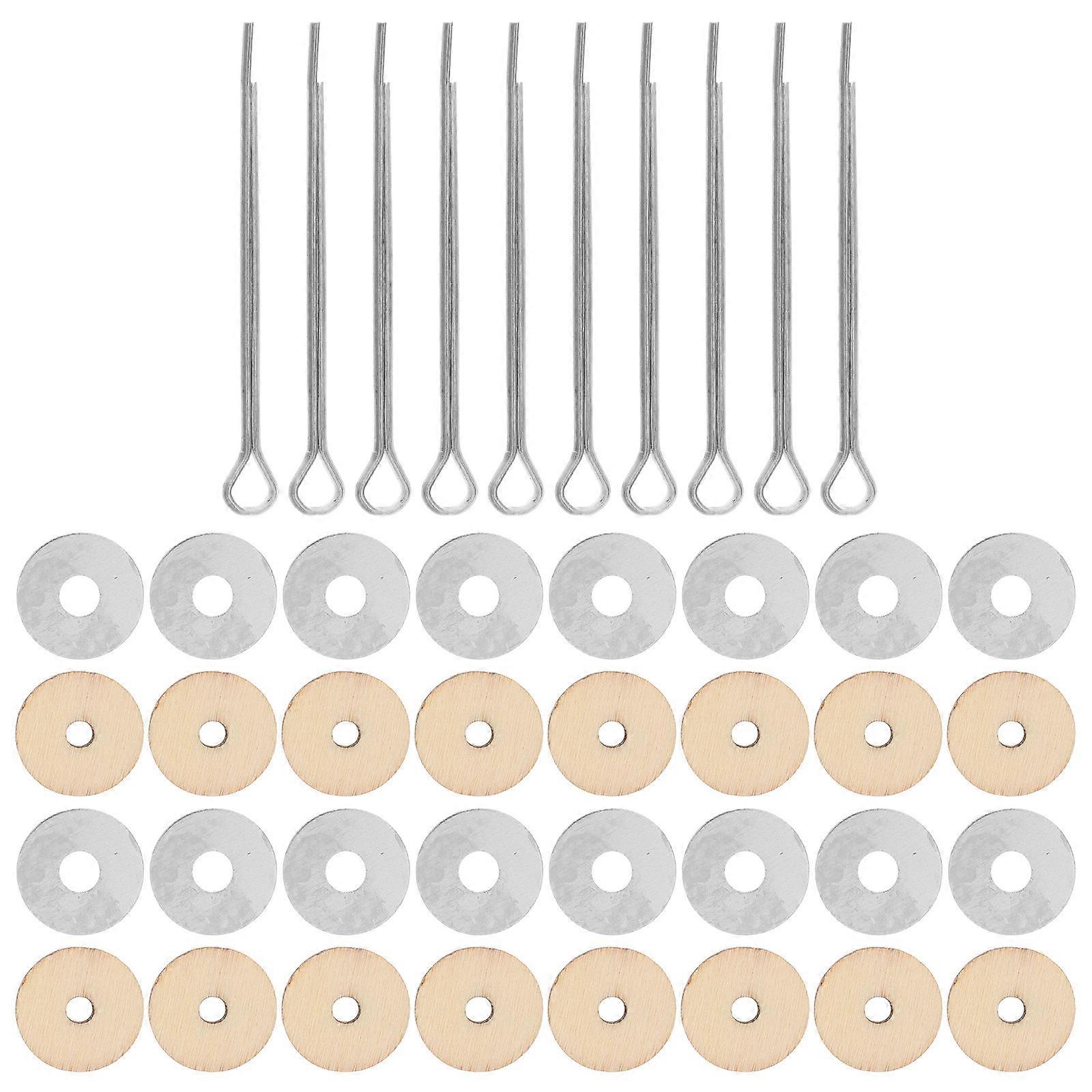 Adjustable Doll Joint Connectors with Cotter Pins and Discs for DIY Doll Making – Easy to Assemble Craft Accessories for Enthusiasts