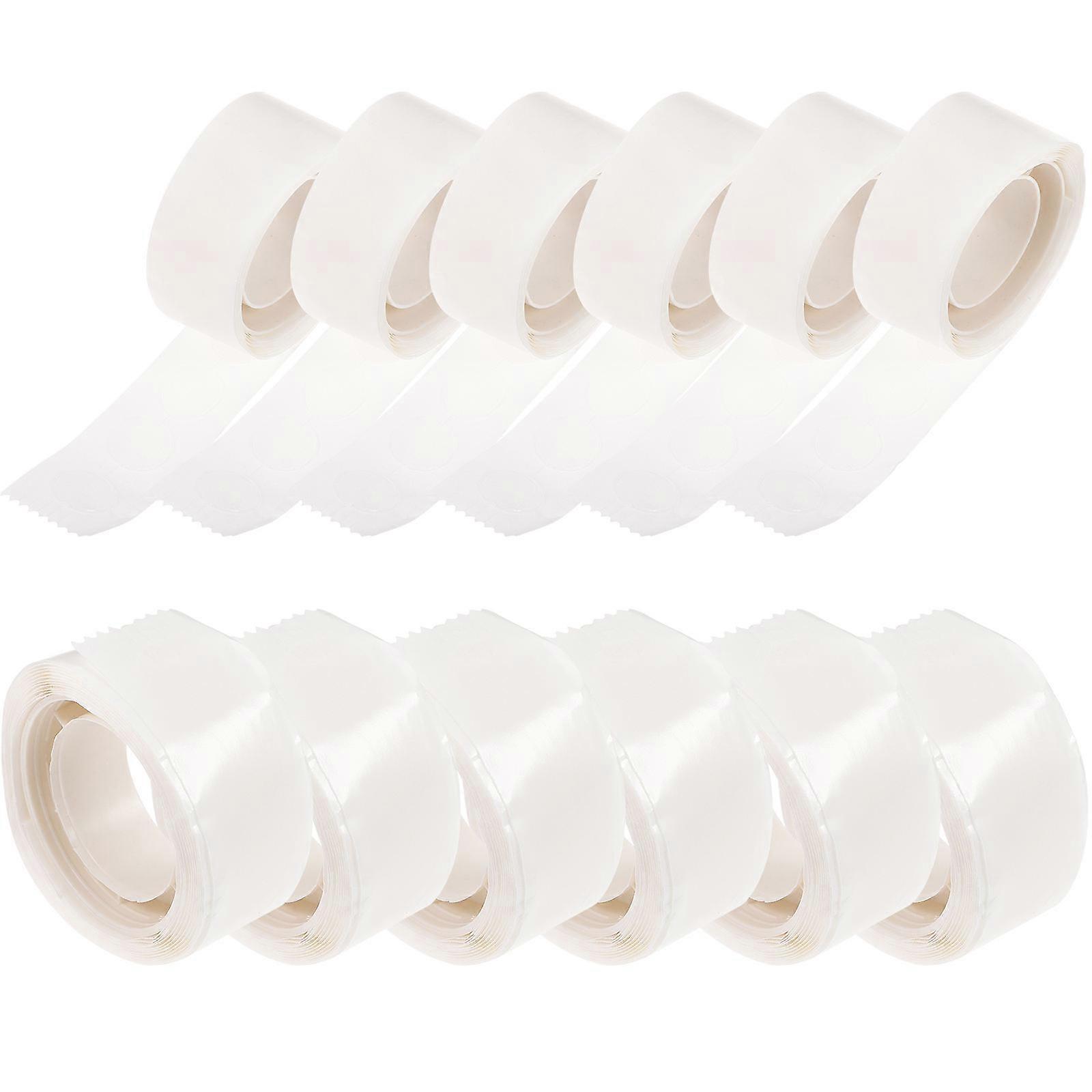 1200Pcs White Balloon Stickers for Craft Projects Holiday Decorations and Balloon Arches