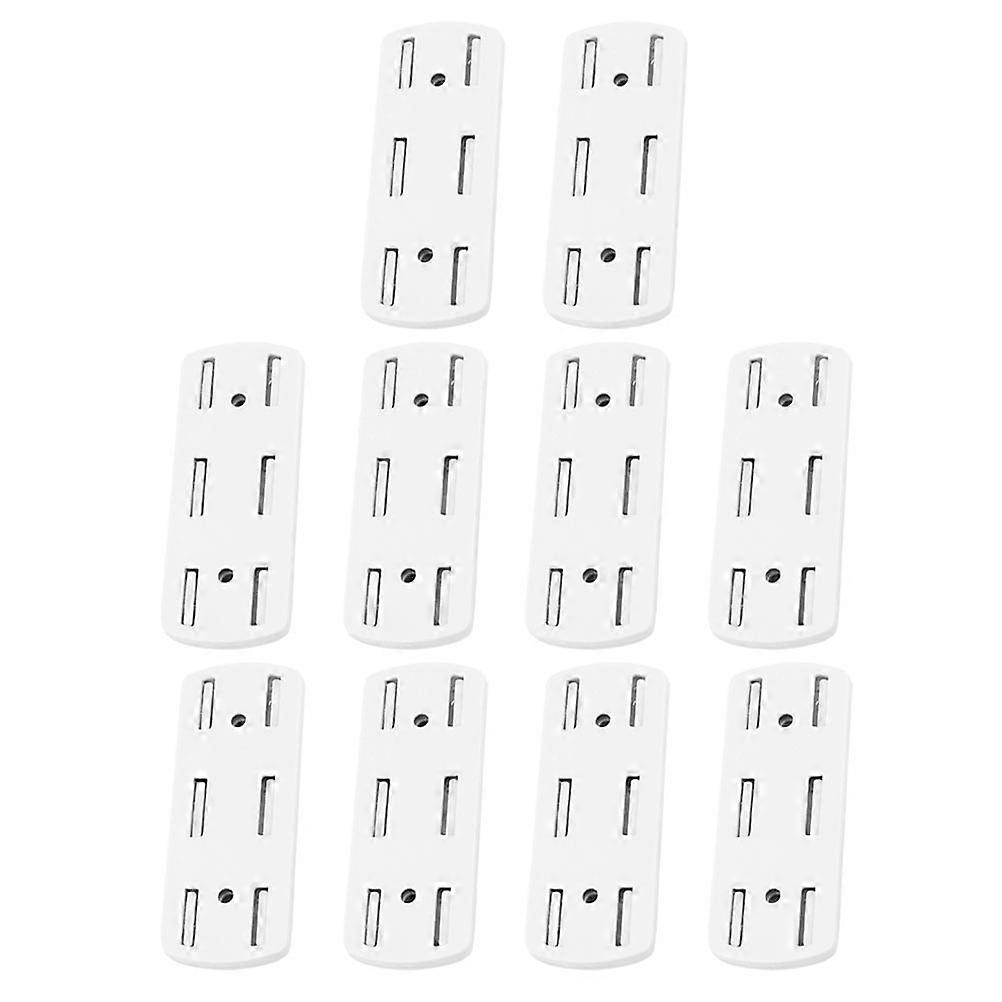10pcs Socket Holder Power Strip Wall Organizer Hanging Holder Without Punch