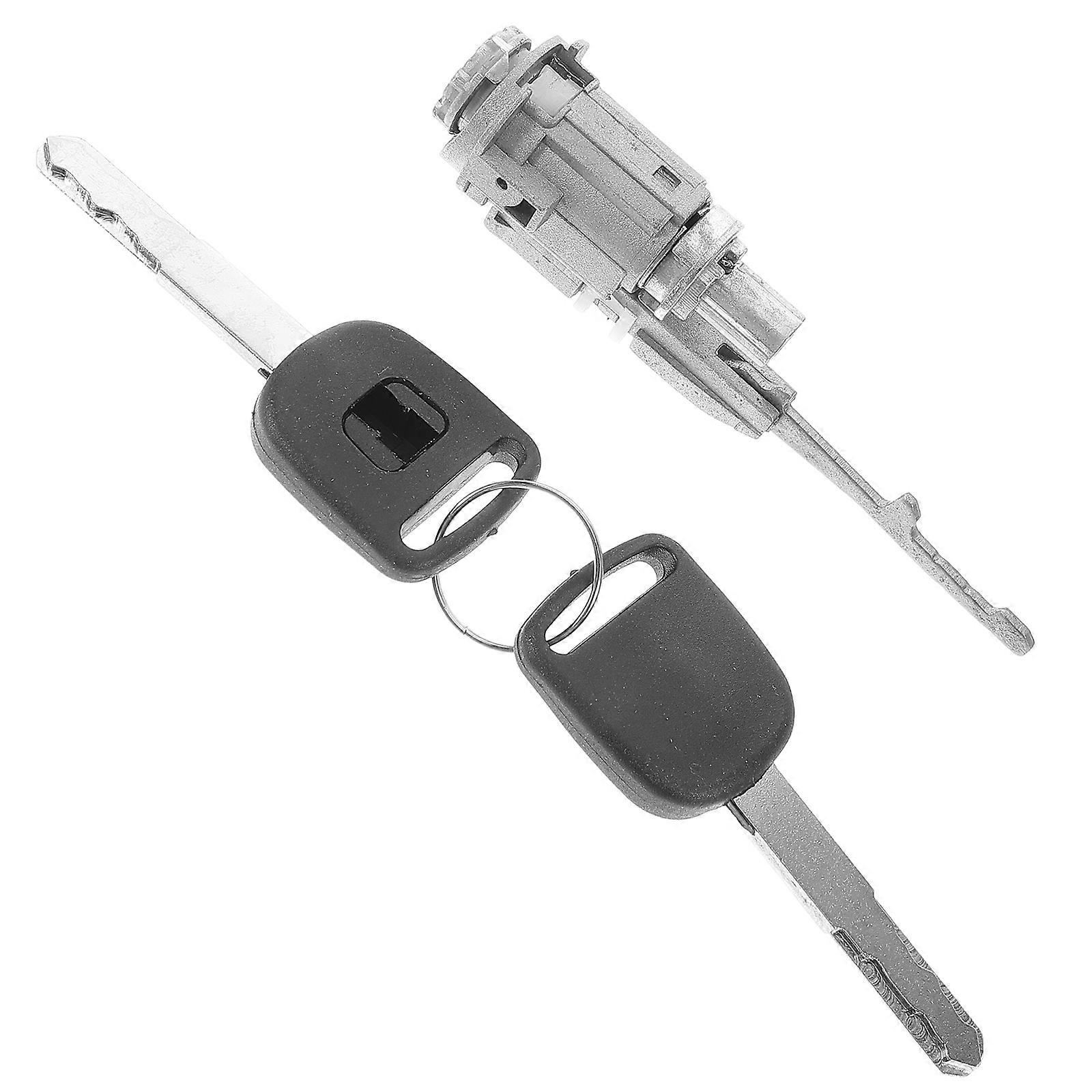 Ignition And Door Lock Cylinder Set Key Switch Ignition Automotive Technicians Precision Fit 8.50X3.00X1.00cm Robust Material 1Set