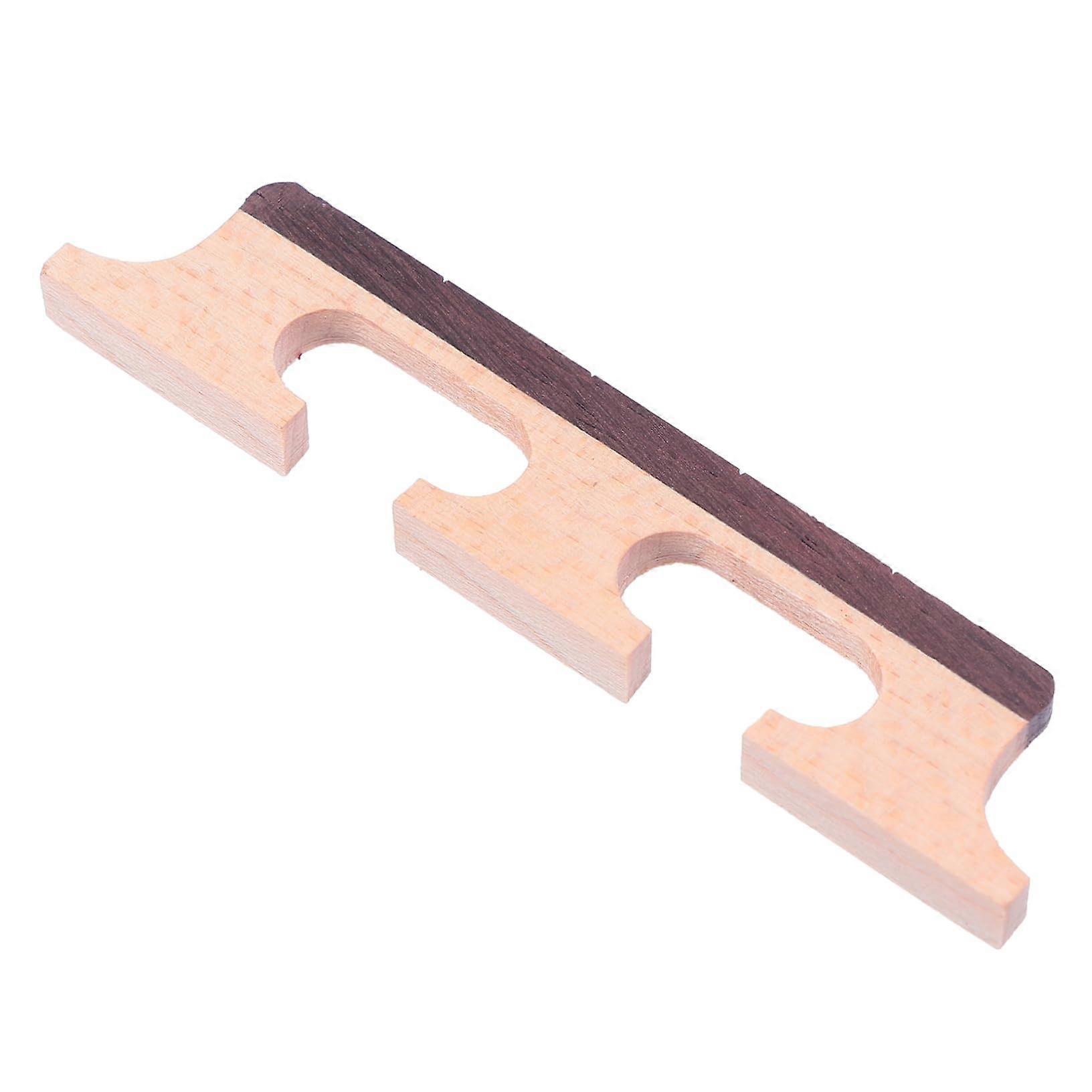 Banjo guitar bridge Rosewood Maple Replacement banjo bridge Precut string spacing