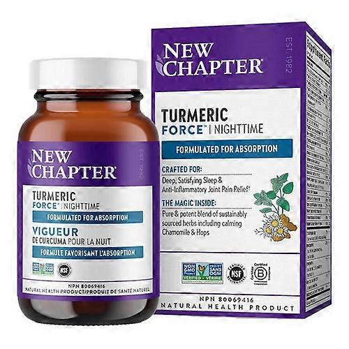 New Chapter Turmeric Force Nighttime, 48 Caps (Pack of 3)