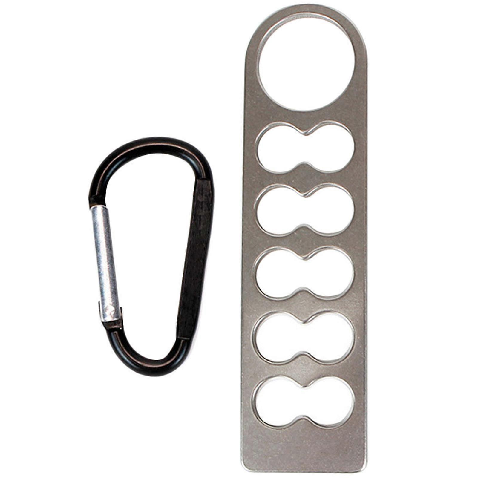Stainless Steel Camping Tent Peg Storage Rack for Outdoor Use Durable and Sturdy 7.8 inches