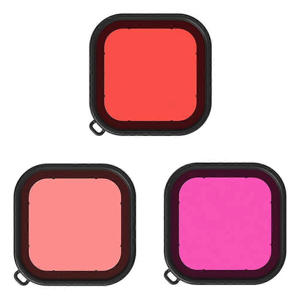 Waterproof Accessories For Cameras Camera Housing Diving Filter For 8 Use 3Set