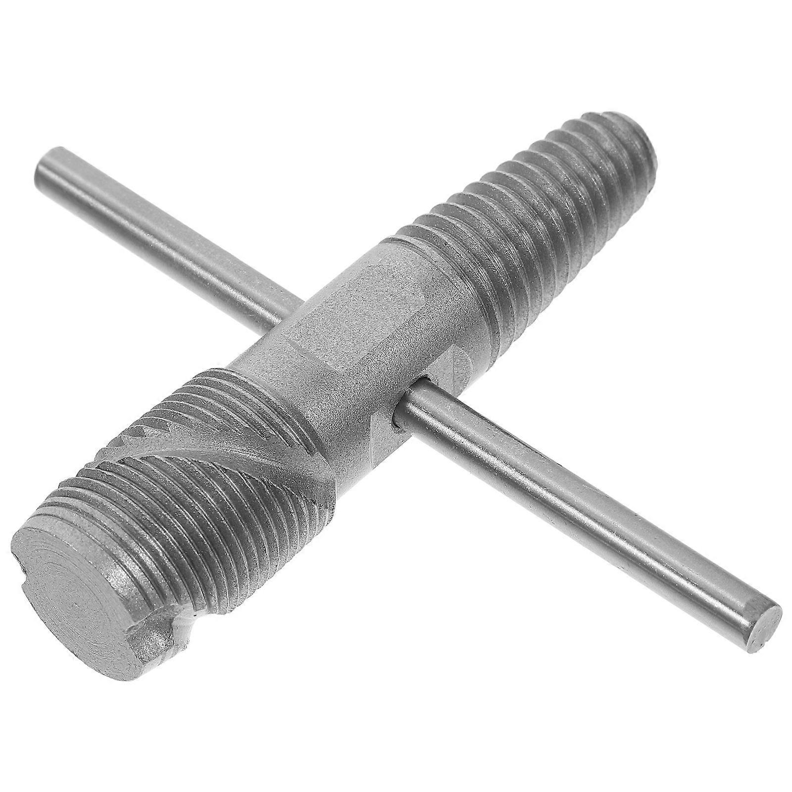 Durable Dual-Head Broken Screw Remover Tool For Professional Plumbing And Maintenance Tasks In Silver 1 Set