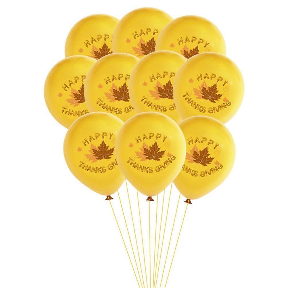Autumn Leaves Balloon Set for Decoration Assorted Color Latex Balloons 12 inch 20pcs
