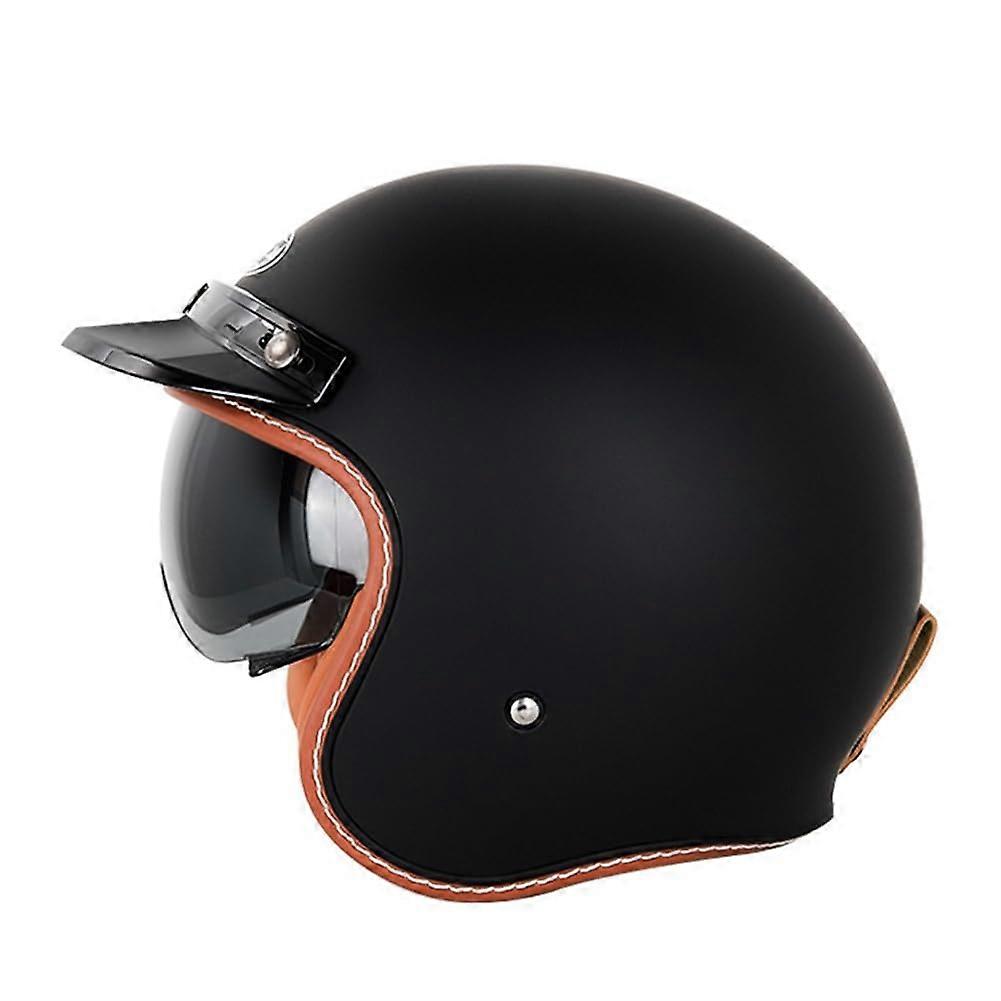 ECE Open Face Helmets for Motorcycle Wind Goggles Man Boys 3/4 Helmet Karting ABS