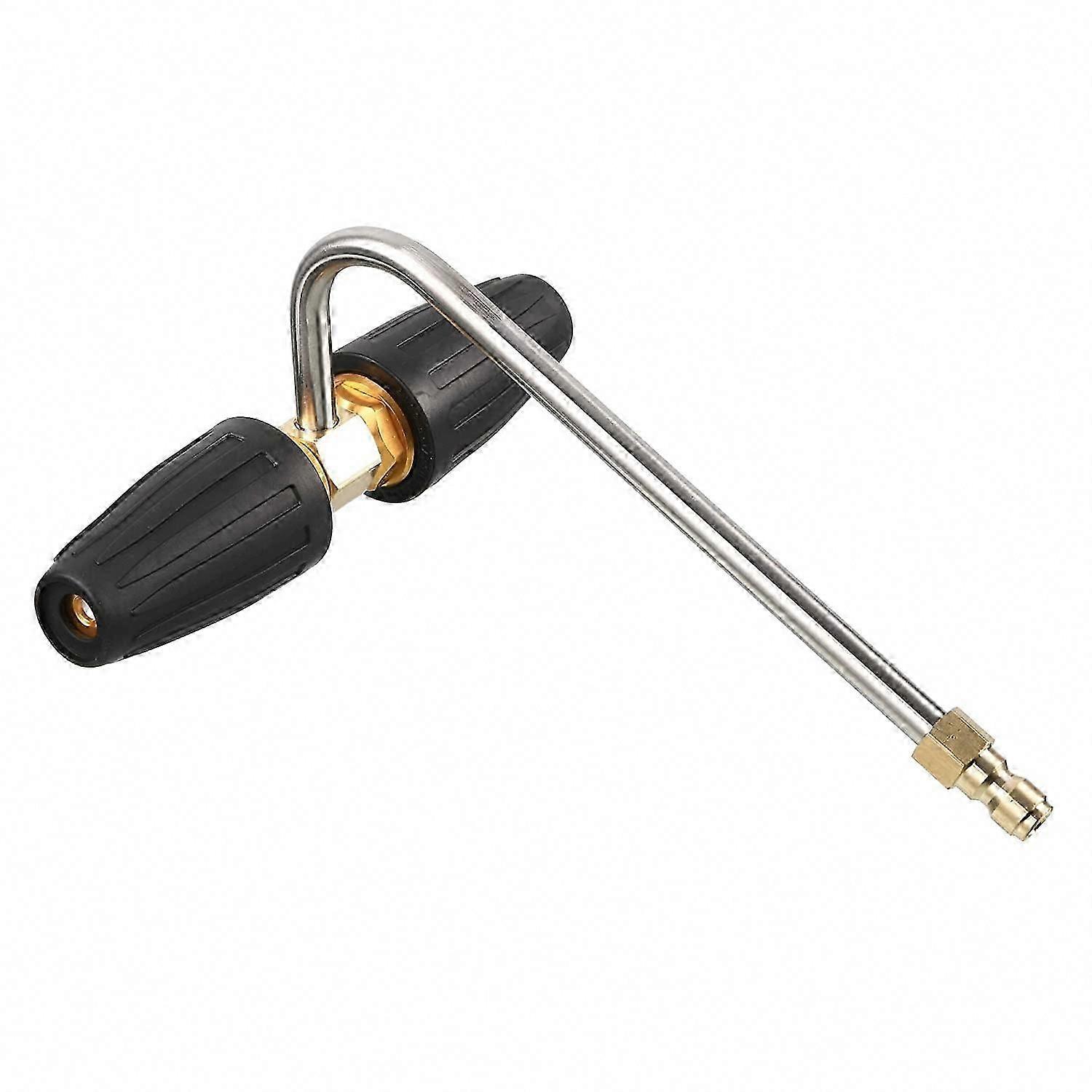 Gutter Attachment for Pressure Washer, 2 Rotating Nozzles, 1/4 Inch Quick Connect, 3300 PSI