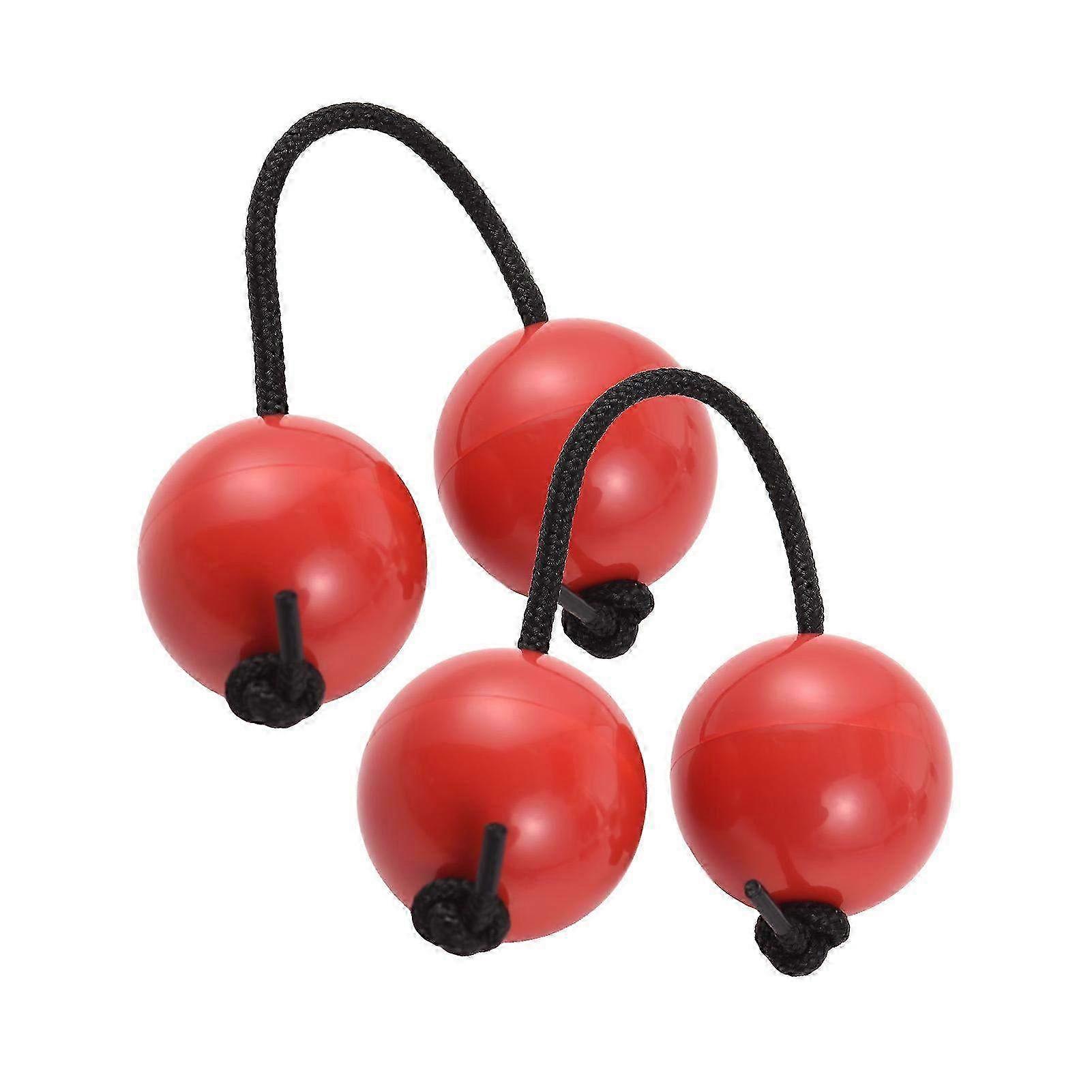 2 Pcs African Rhythms Aslatua Shakers - Musical Percussion Sand Ball Hand Shaker Instruments for Beginners, Party & Stage Performance