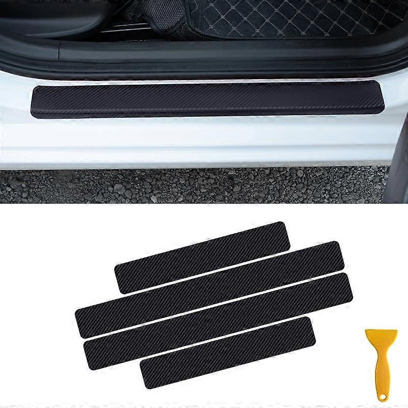 Set of 4 Car Door Sill Protectors for Range Rover Evoque I (L538), A/Black