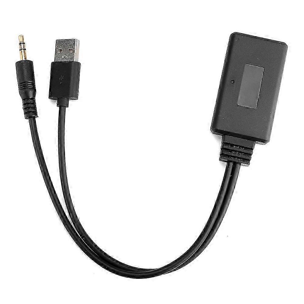 12 Pin AUX IN Adapter with USB 3.5MM Plug Compatible with Bluetooth Fits for E90 E91 E92 E93 SZRH A-SD