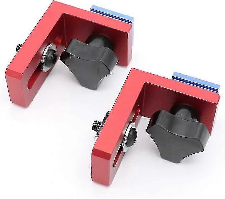 2-Pack T-Shaped Aluminium Brackets for Sturdy Carpentry Projects
